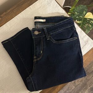 Women's Dark Blue Jeans